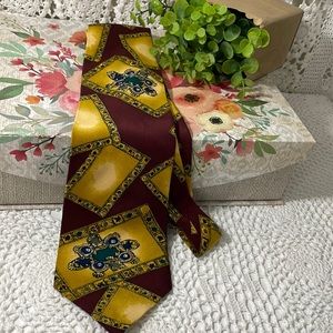 Designer Oscar de La Renta SILK tie